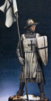 German Knight with banner, 13th century