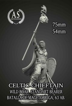 Celtic Chieftain, Long Hair,  Wild Boar 63 AB.