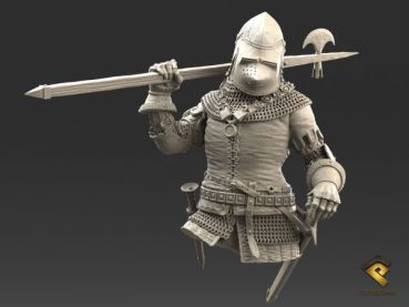 Medieval Knight XIV Büste