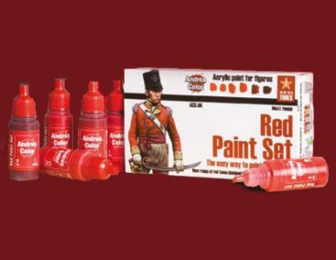 Red Paint Set