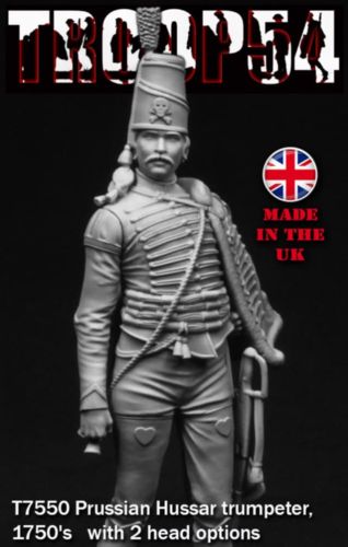 Prussian Hussar Trooper + Trumpeter