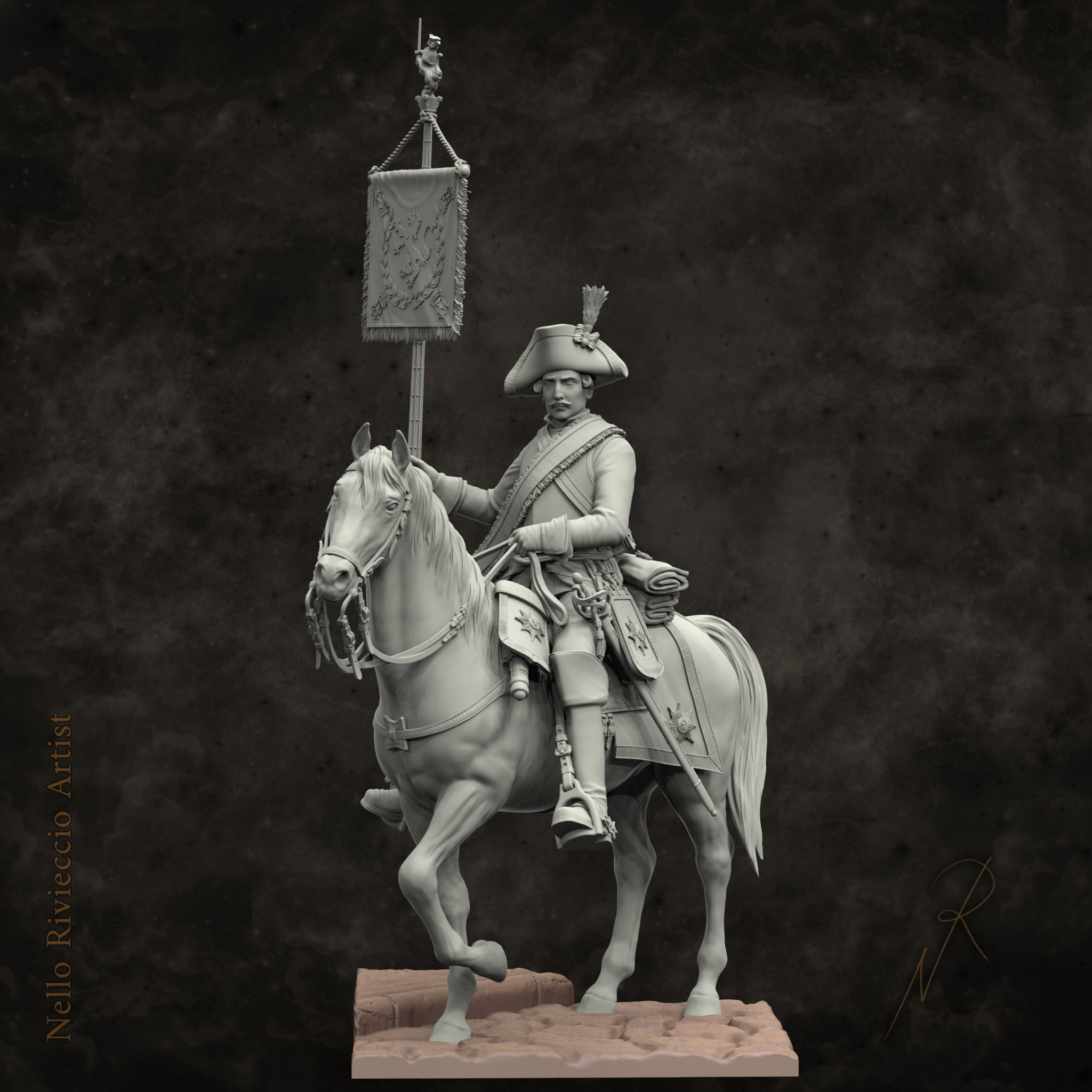 Hessen Kassel Standartenträger 7. jähriger Krieg