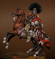 Cheyenne Dog Soldier mounted