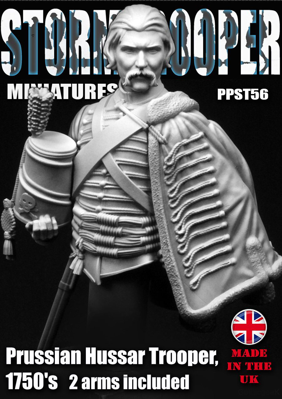 Prussian Hussar Trooper 1750 Bust