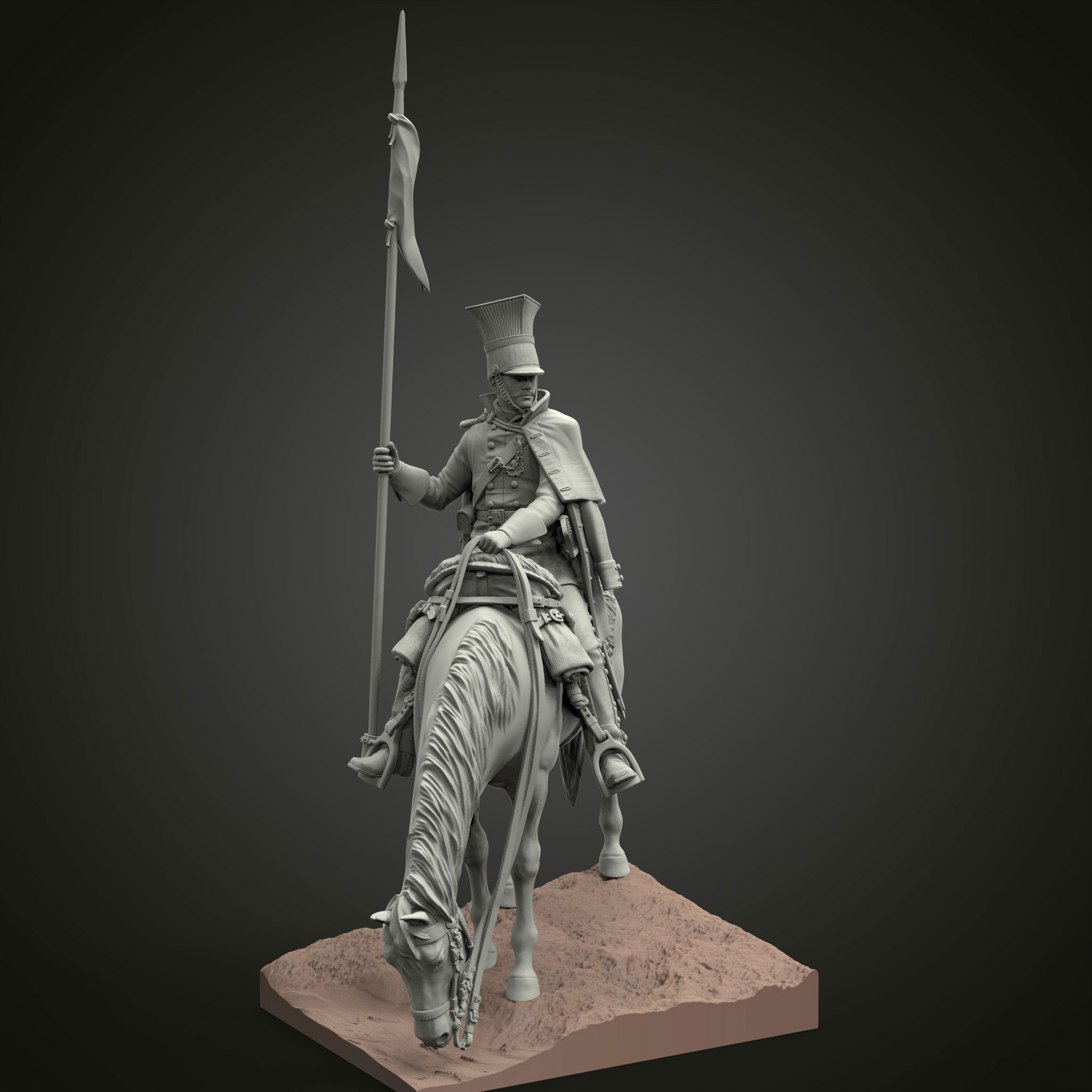 Preussischer Uhlan bei Ligny 1815