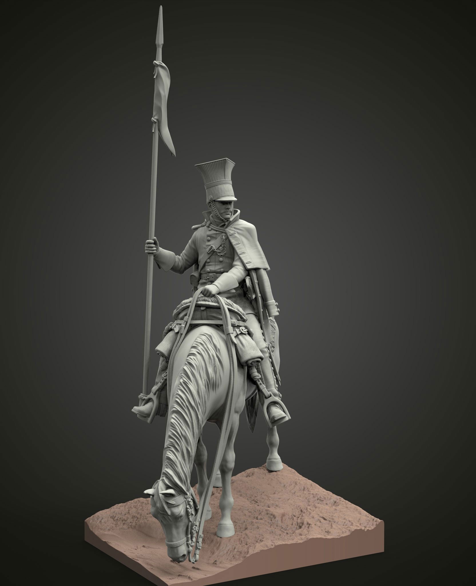 Preussischer Uhlan bei Ligny 1815